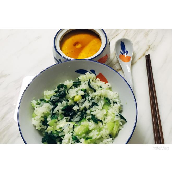 松下电饭锅——简单又美味的菜饭的做法