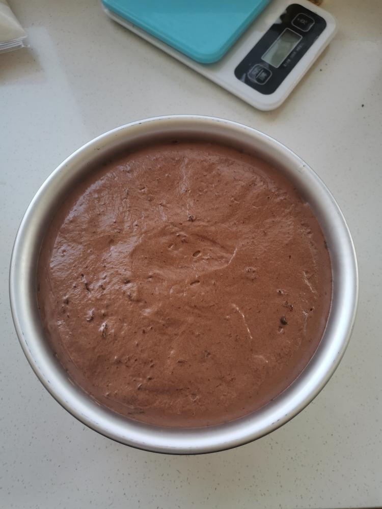 香醇浓郁巧克力慕斯蛋糕（6寸）的做法 步骤10