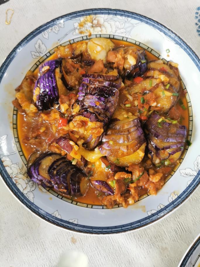 盘龙茄子(花刀)&肉沫烧茄子(下饭菜)