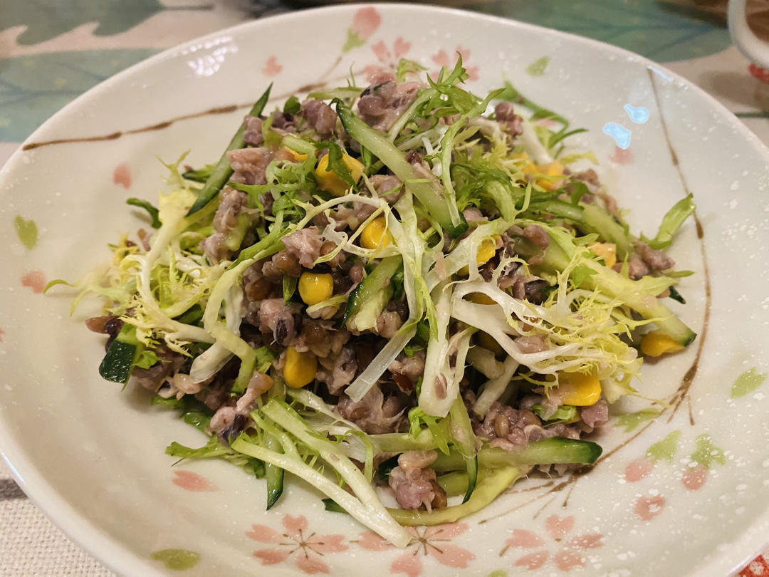 糙米金枪鱼主食沙拉-【健康低脂】