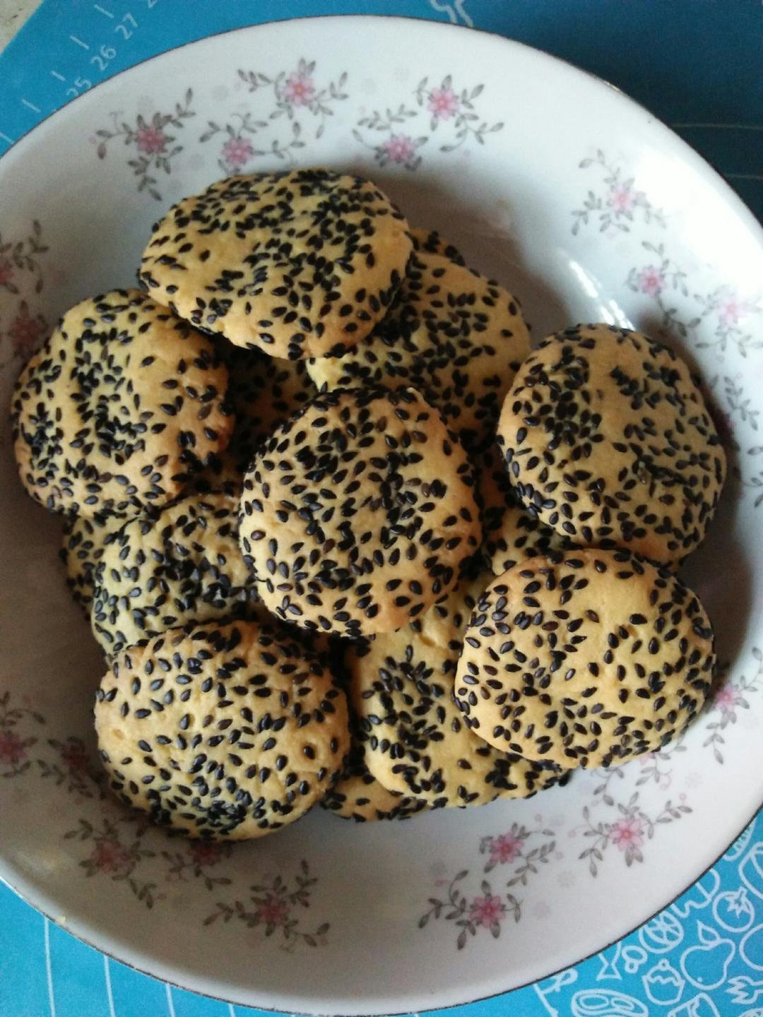 蛋黄芝麻酥，补钙小零嘴
