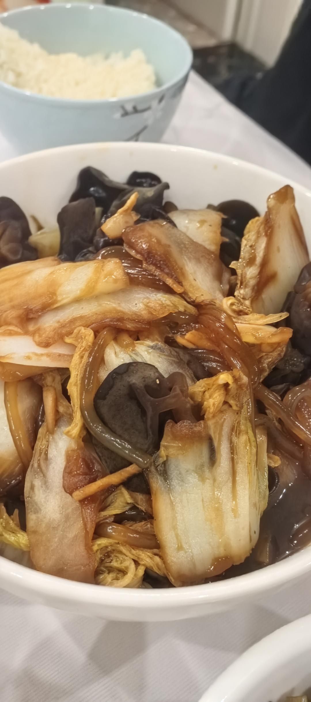 白菜炒粉条🧐原本不屑一顾，结果超级下饭