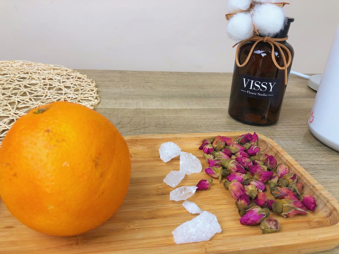 排毒美容の香橙玫瑰花茶 春日热茶的做法视频 做法步骤 下厨房