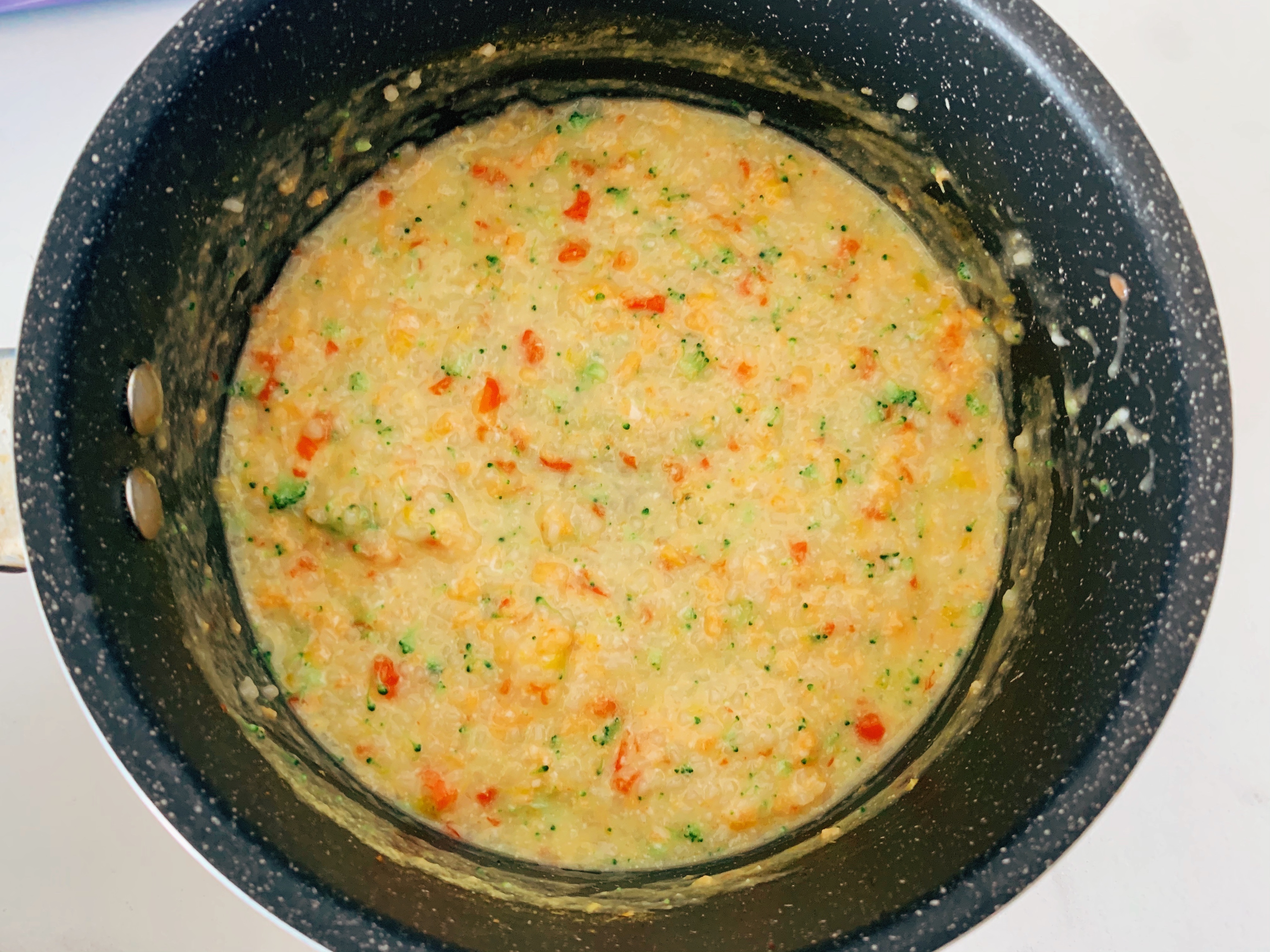 鲜虾玉米浓汤粒粒面的做法
