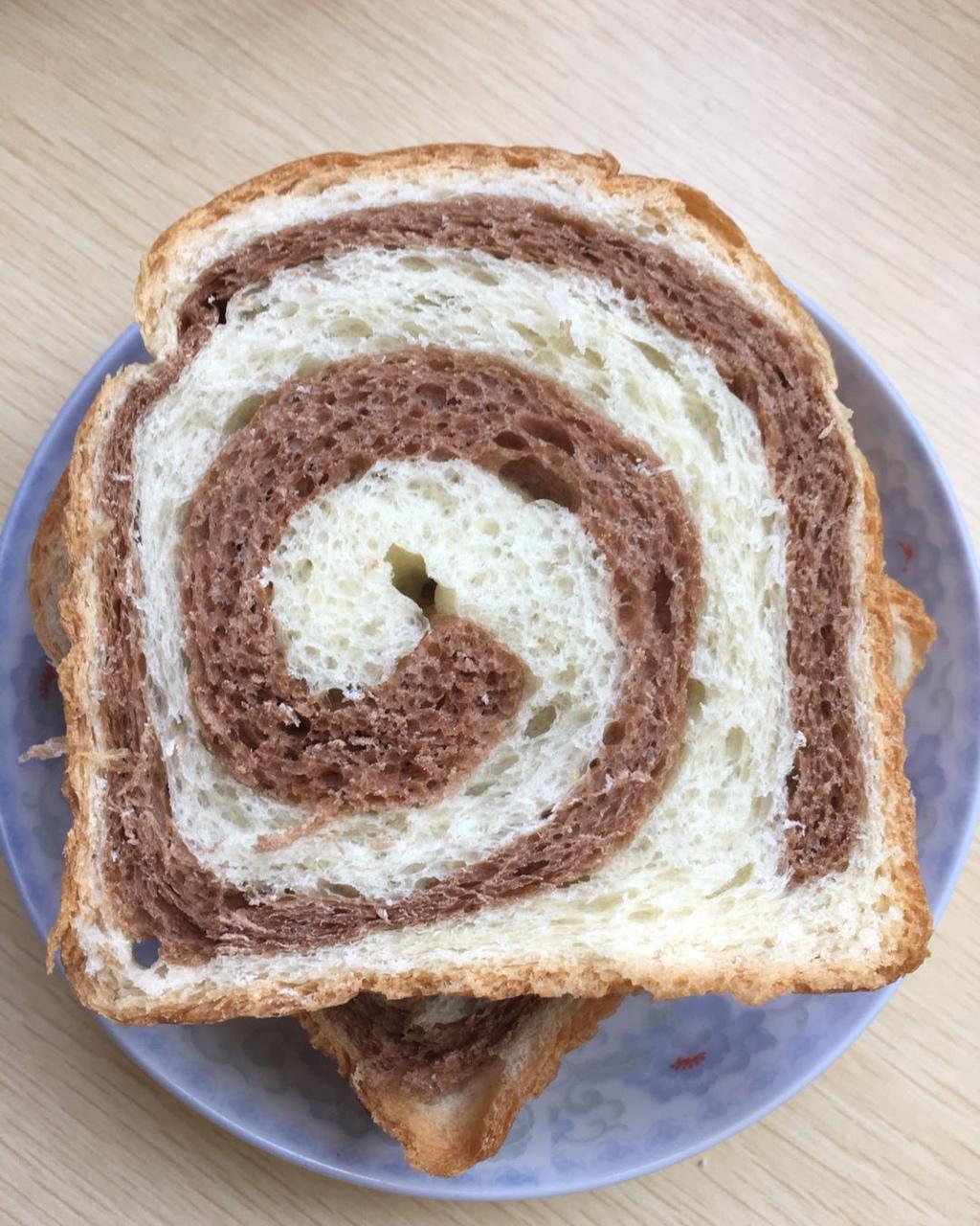 德普烤箱食谱——双色土司