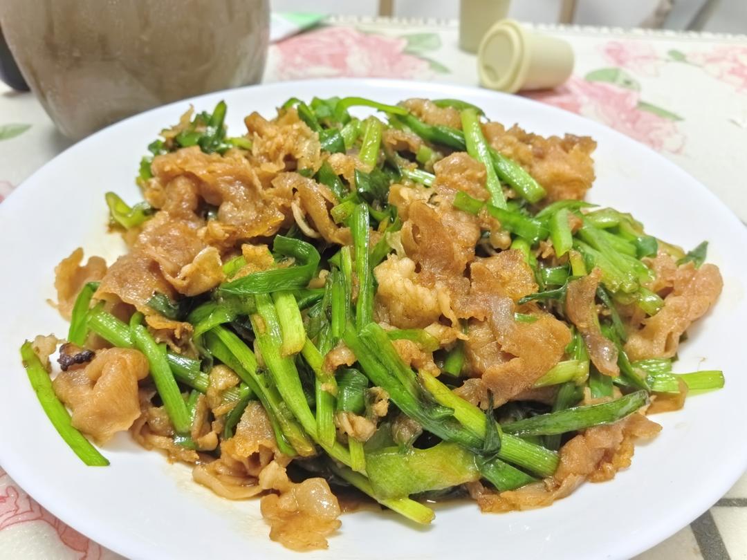 家常韭菜炒肉