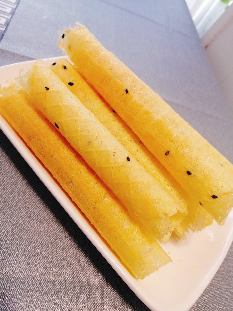 酥到掉渣的蛋卷