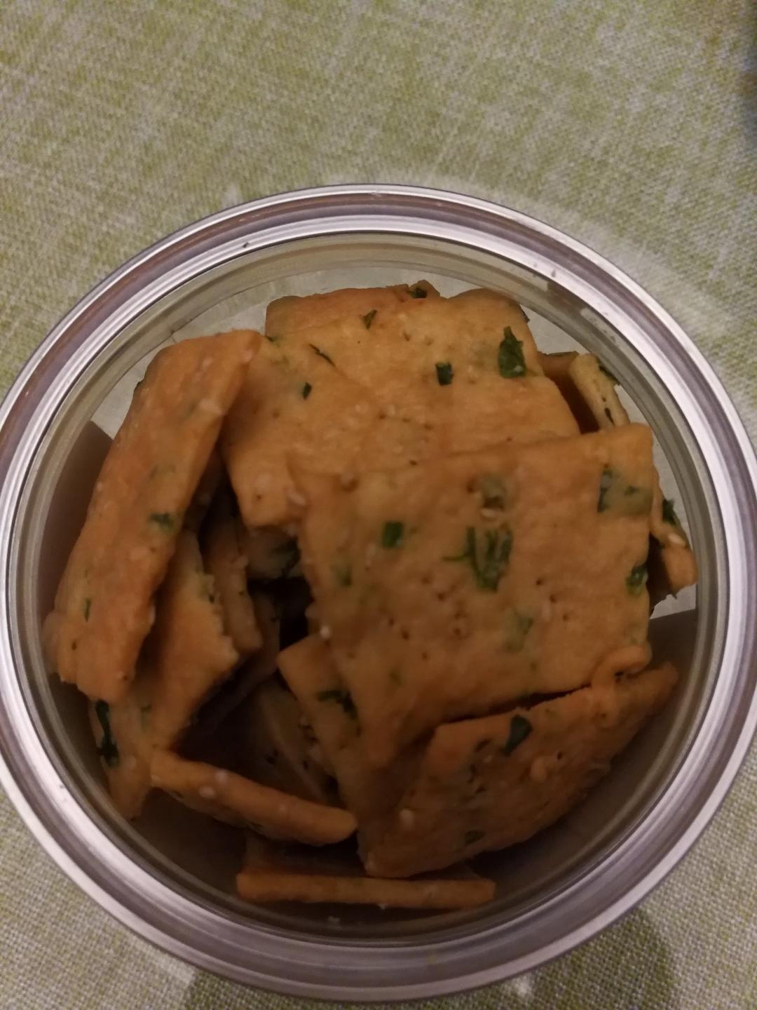 嘎嘣脆——香葱苏打饼干