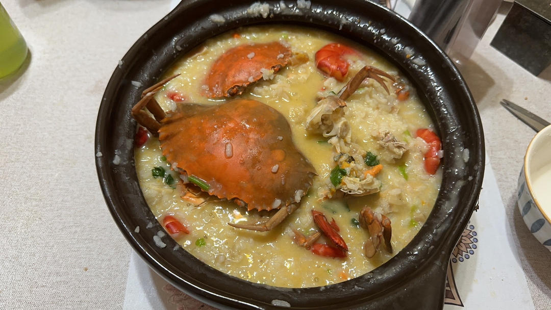 正宗潮汕虾蟹砂锅粥