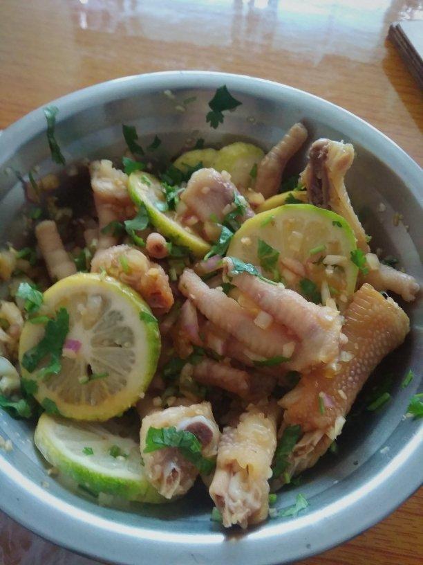 柠檬百香果鸡爪