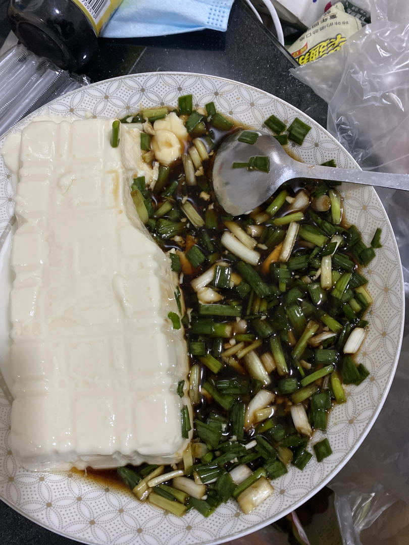 小葱拌豆腐