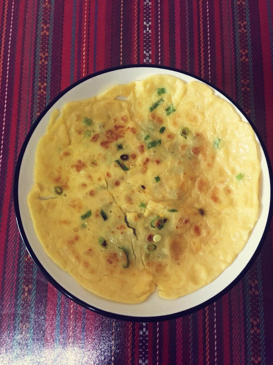 葱花鸡蛋饼
