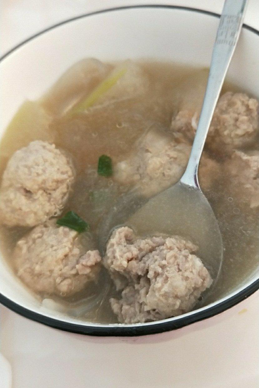 冬瓜汆丸子汤