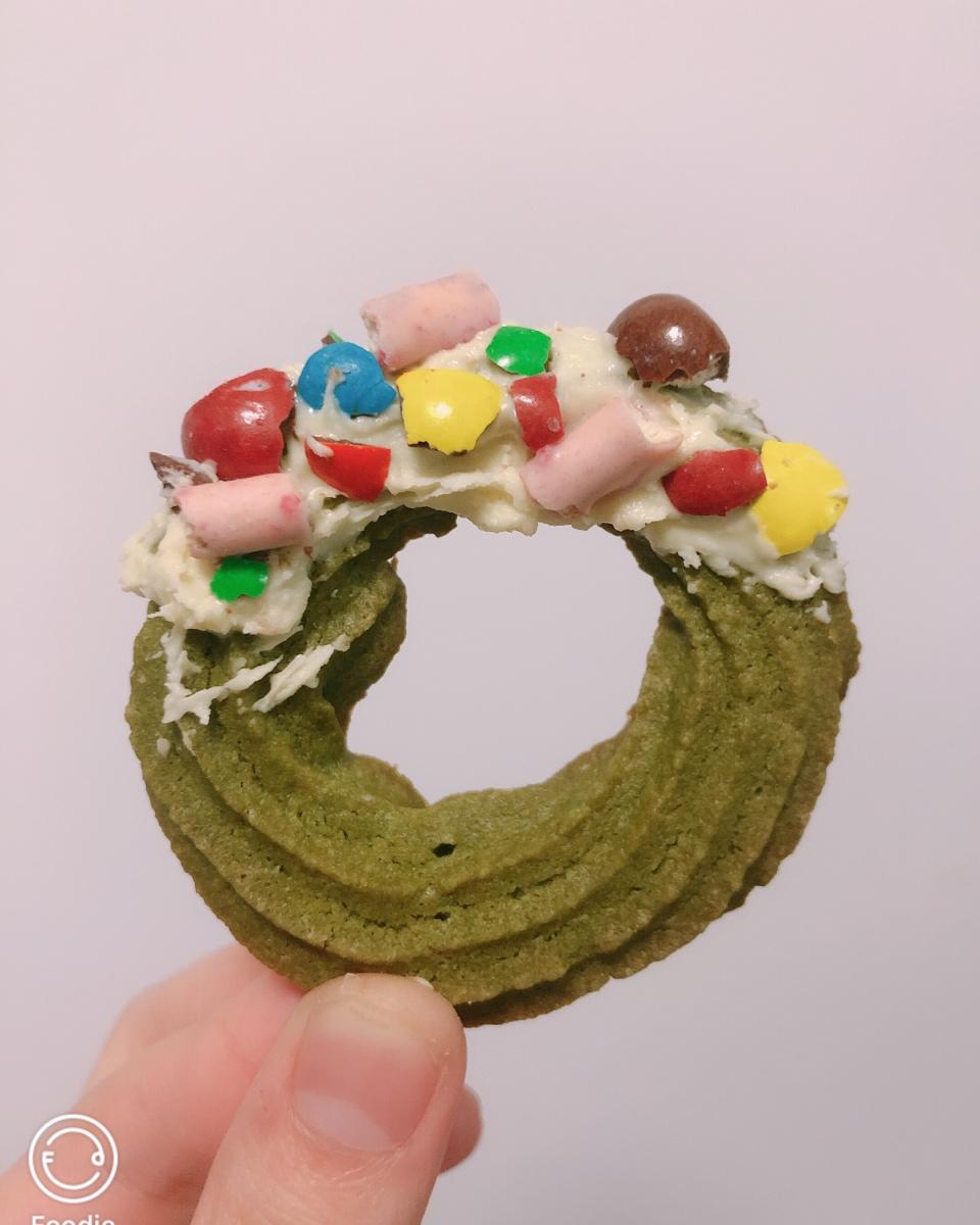 【圣诞花环】抹茶曲奇