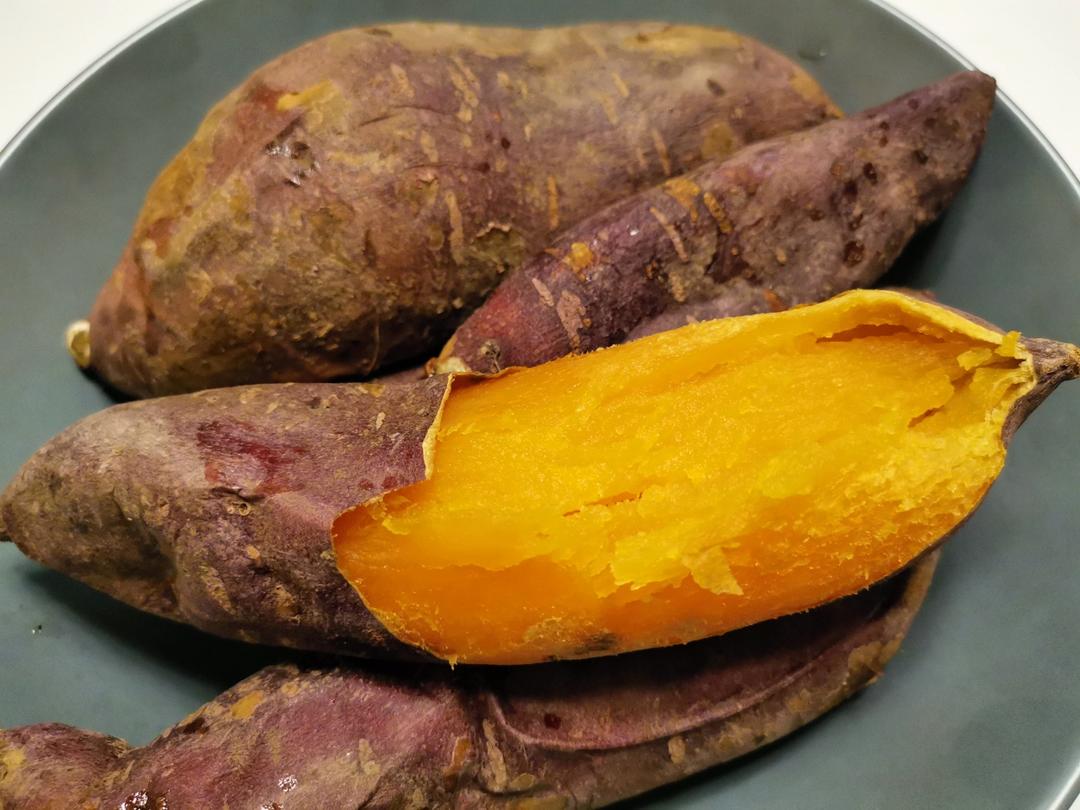 【烤箱版烤红薯】