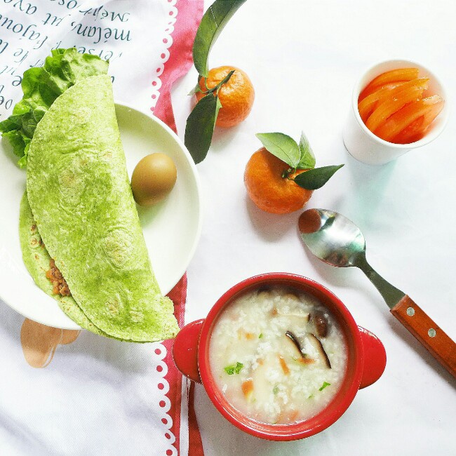 香菇鸡肉粥
