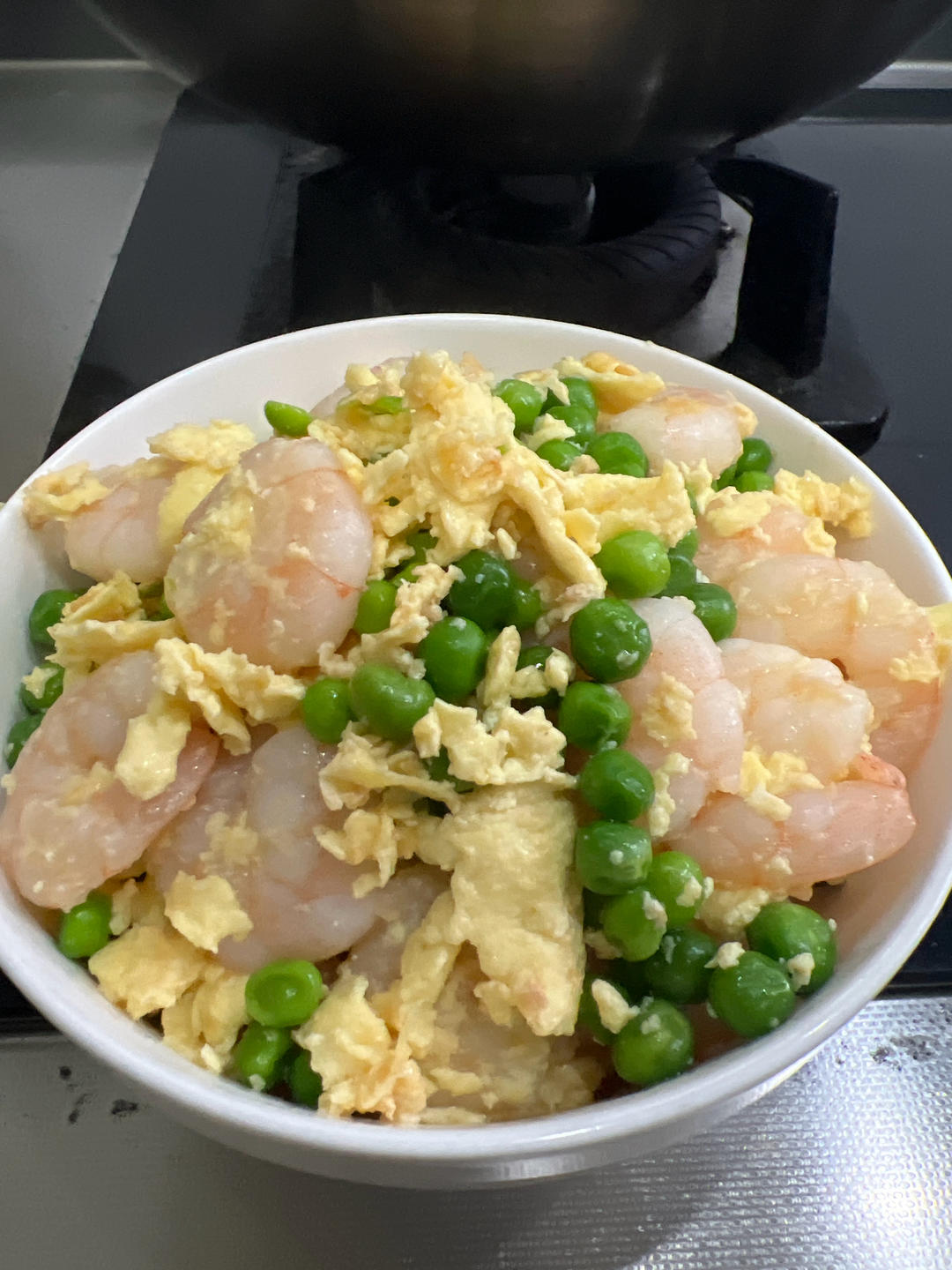 低脂豌豆虾仁滑蛋