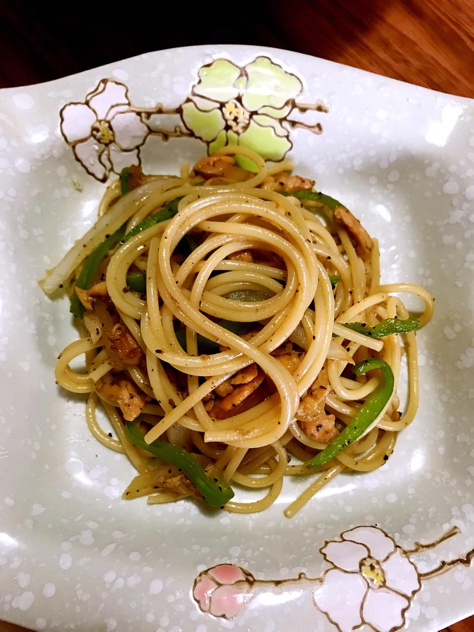 黑胡椒牛柳意大利面