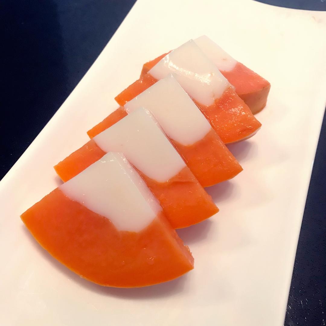 木瓜椰奶冻