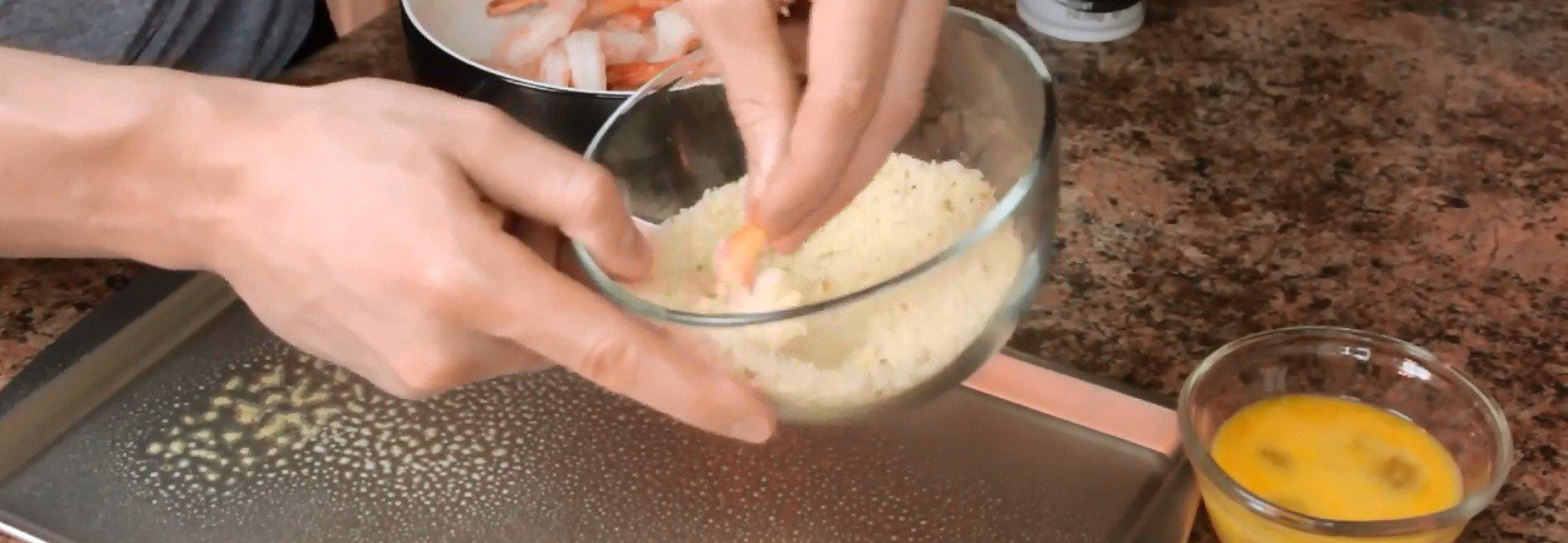 黄金烤脆虾仁的做法 步骤6