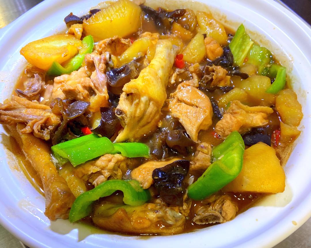 简单快速黄焖鸡的做法