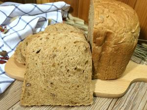 东菱麦旋风面包机之红糖全麦面包的做法 步骤11