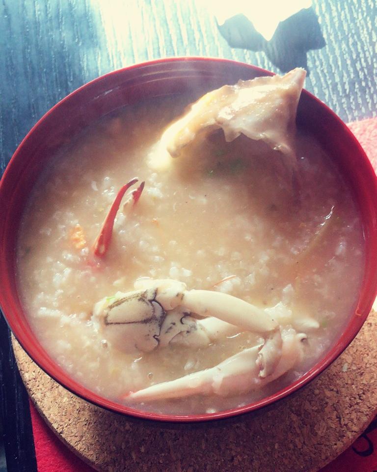 虾蟹海鲜粥