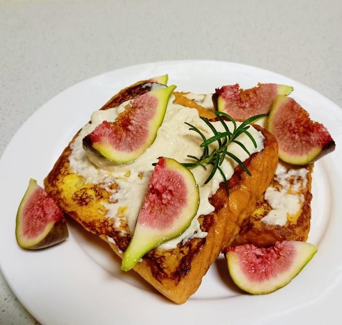 温柔了整个早秋·奶油无花果法式吐司