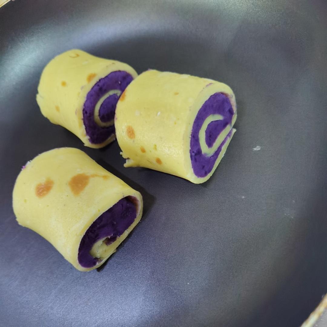 紫薯鸡蛋卷