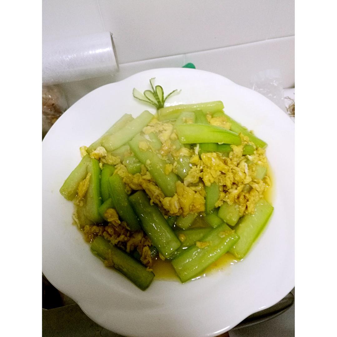 丝瓜炒蛋