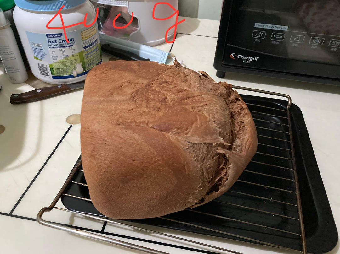 面包机做巧克力吐司