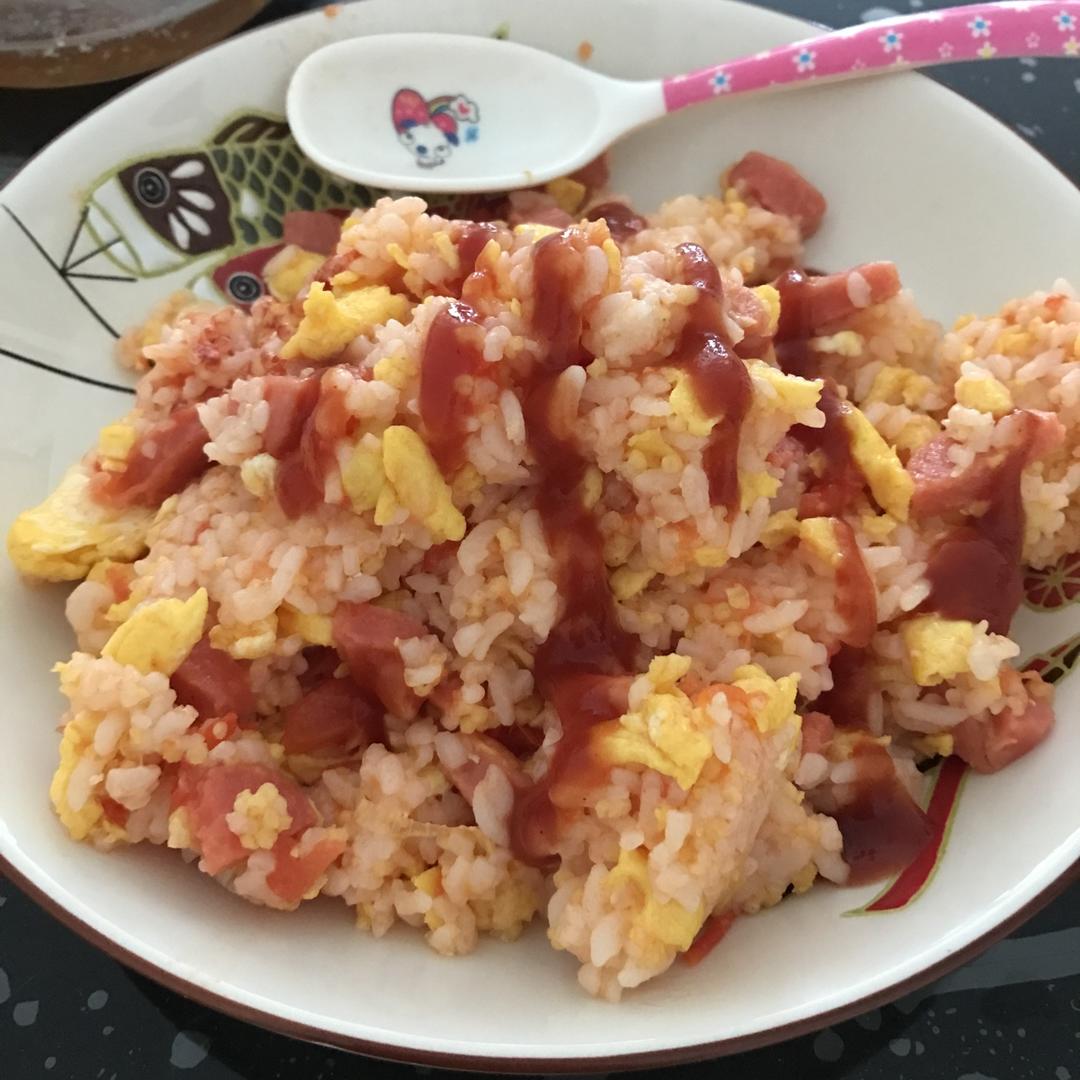 番茄鸡蛋炒饭