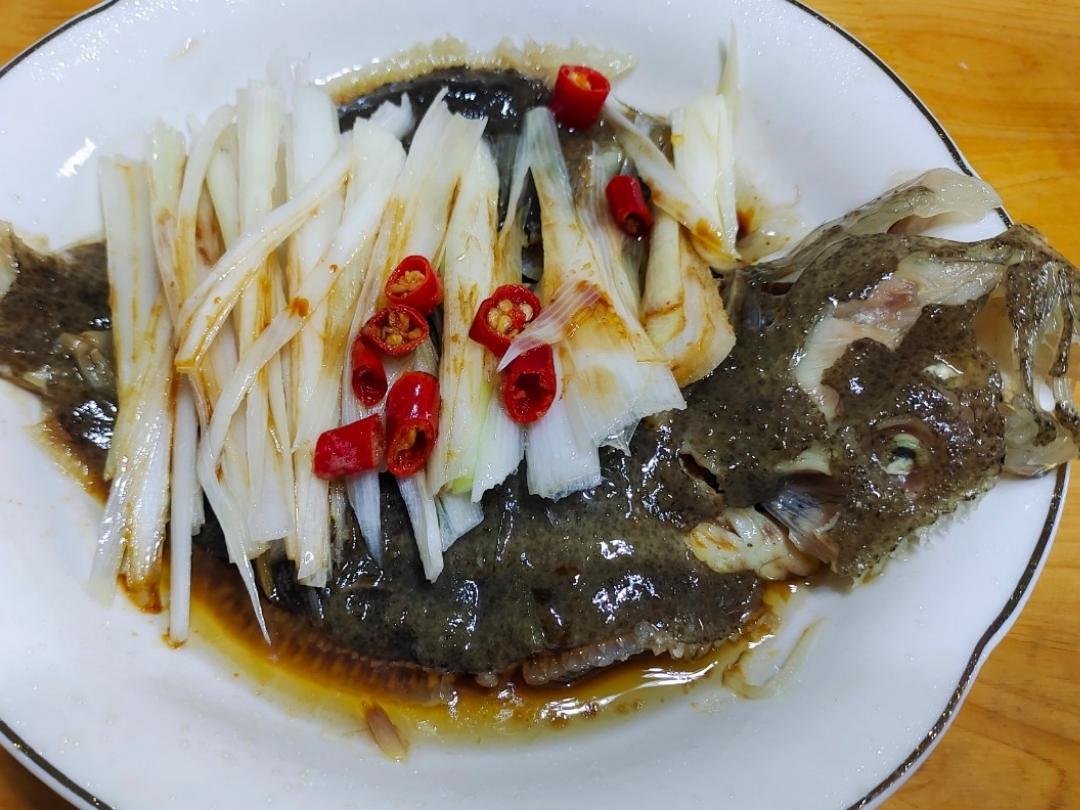 清蒸多宝鱼（附海鱼去腥去粘液法2.0版）