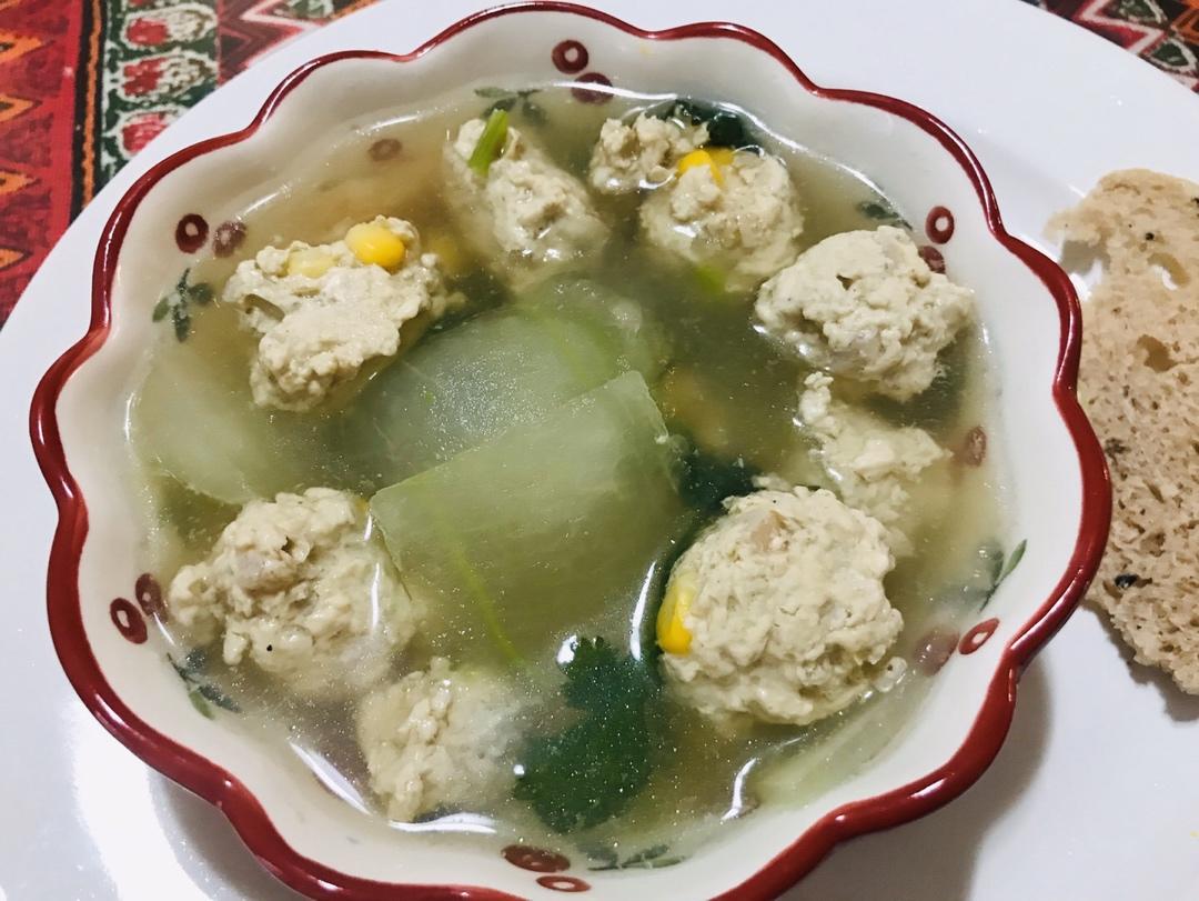 鸡肉丸子（含菌菇鸡丸汤做法）