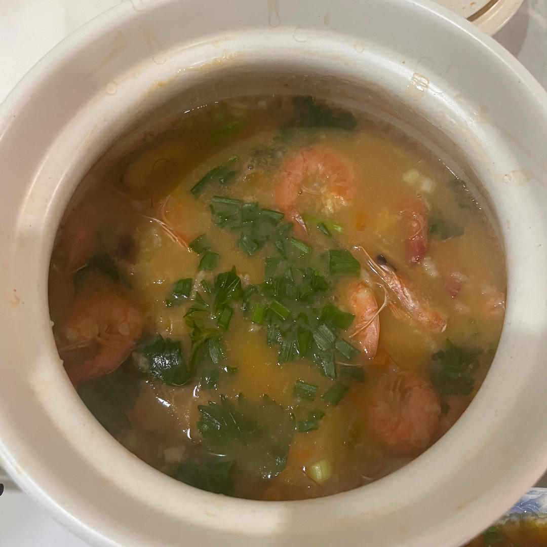 砂锅海鲜粥