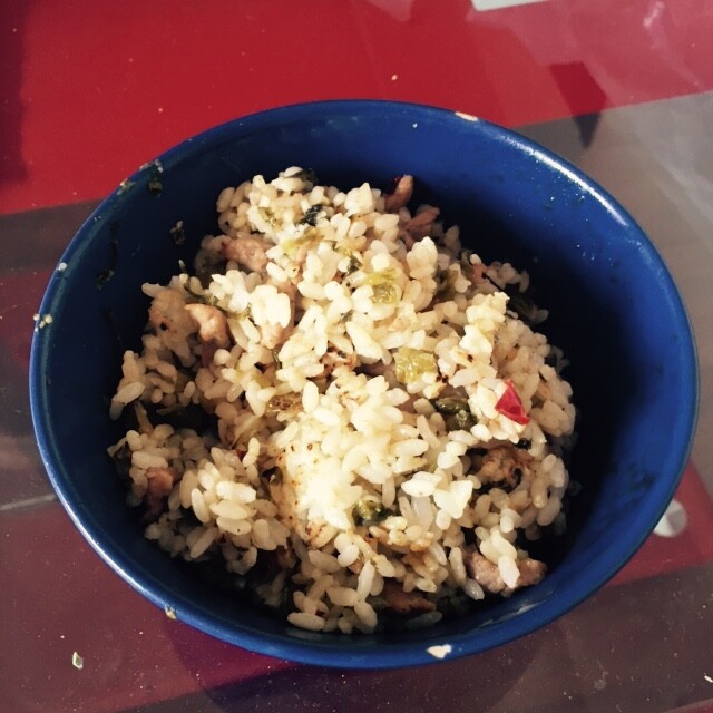 绝味雪菜肉丝炒饭