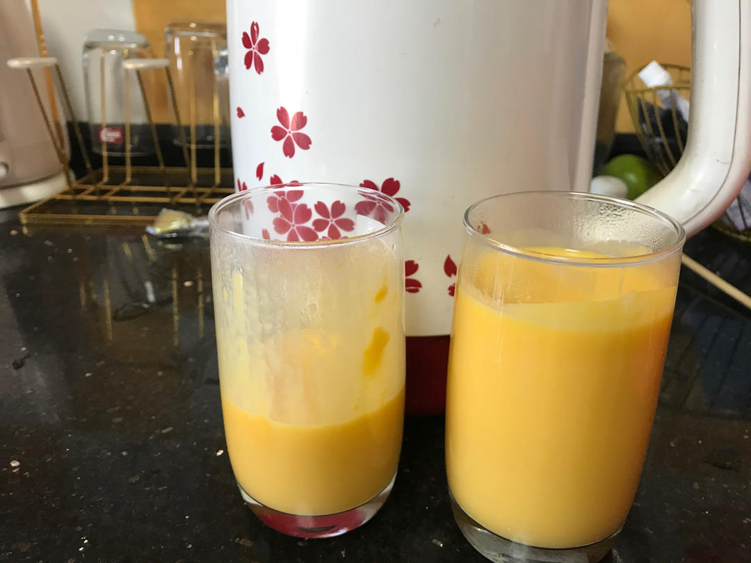 飞妈家的牛奶南瓜糯米糊的做法