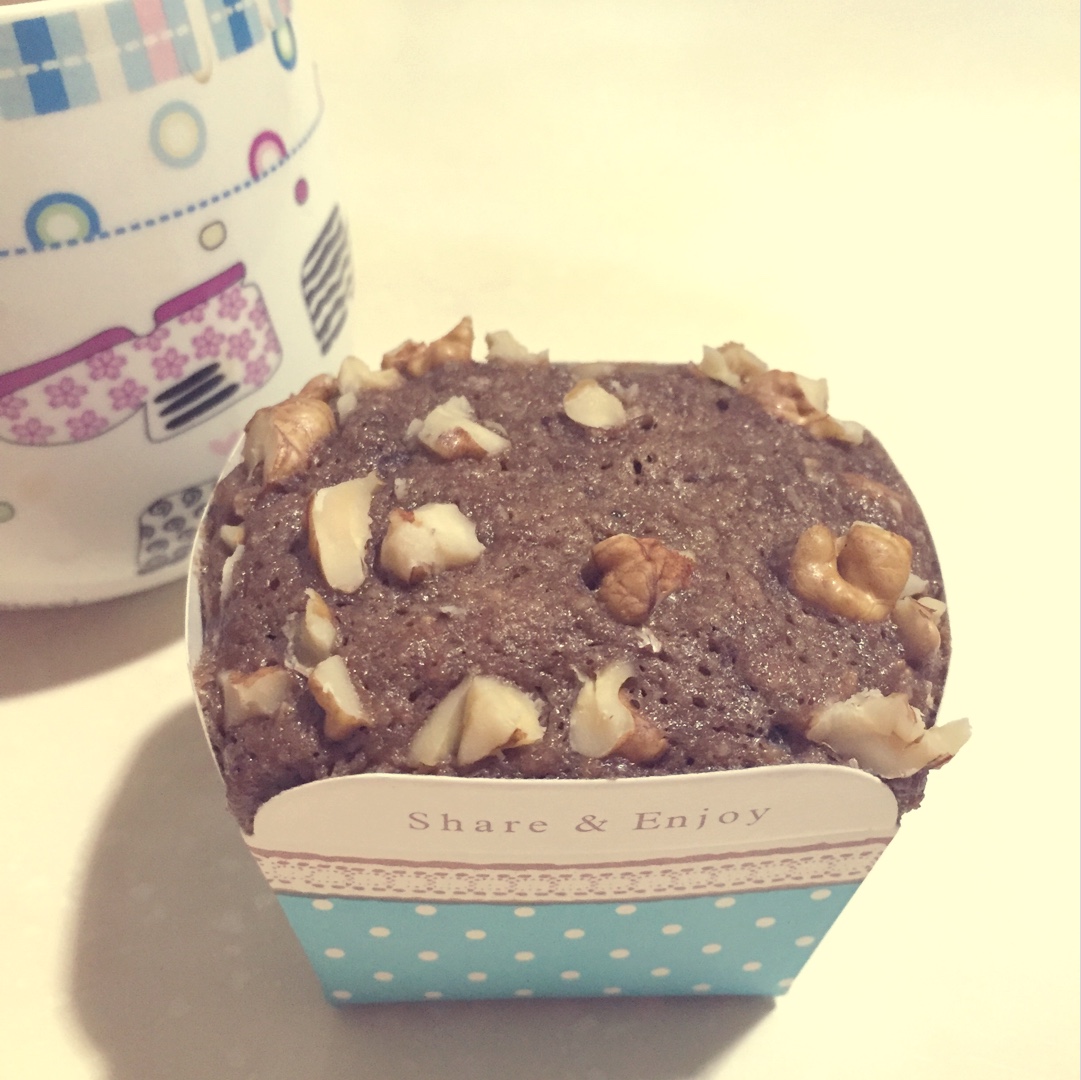 无面粉微波炉玛芬蛋糕no-flour muffin