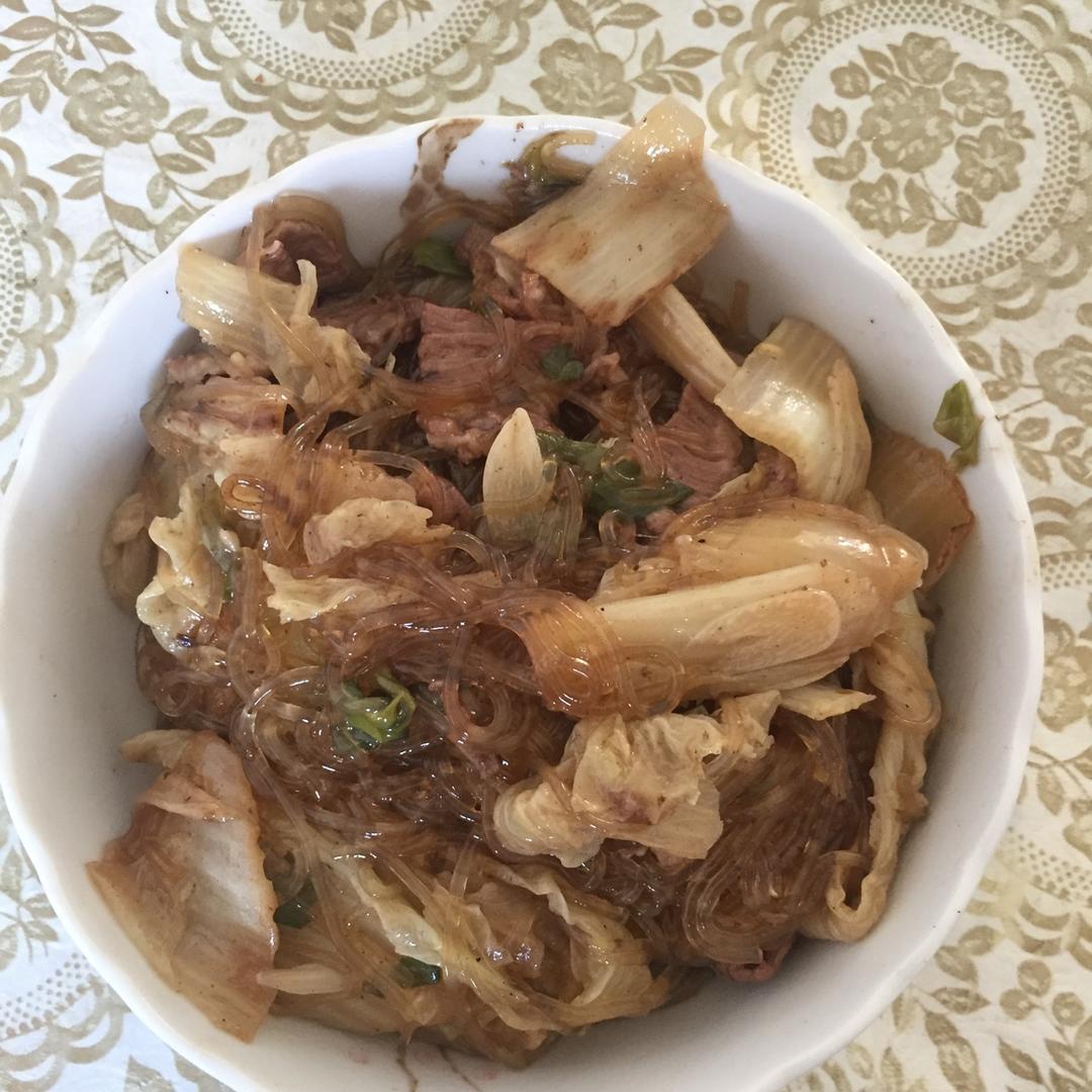 猪肉白菜炖粉条