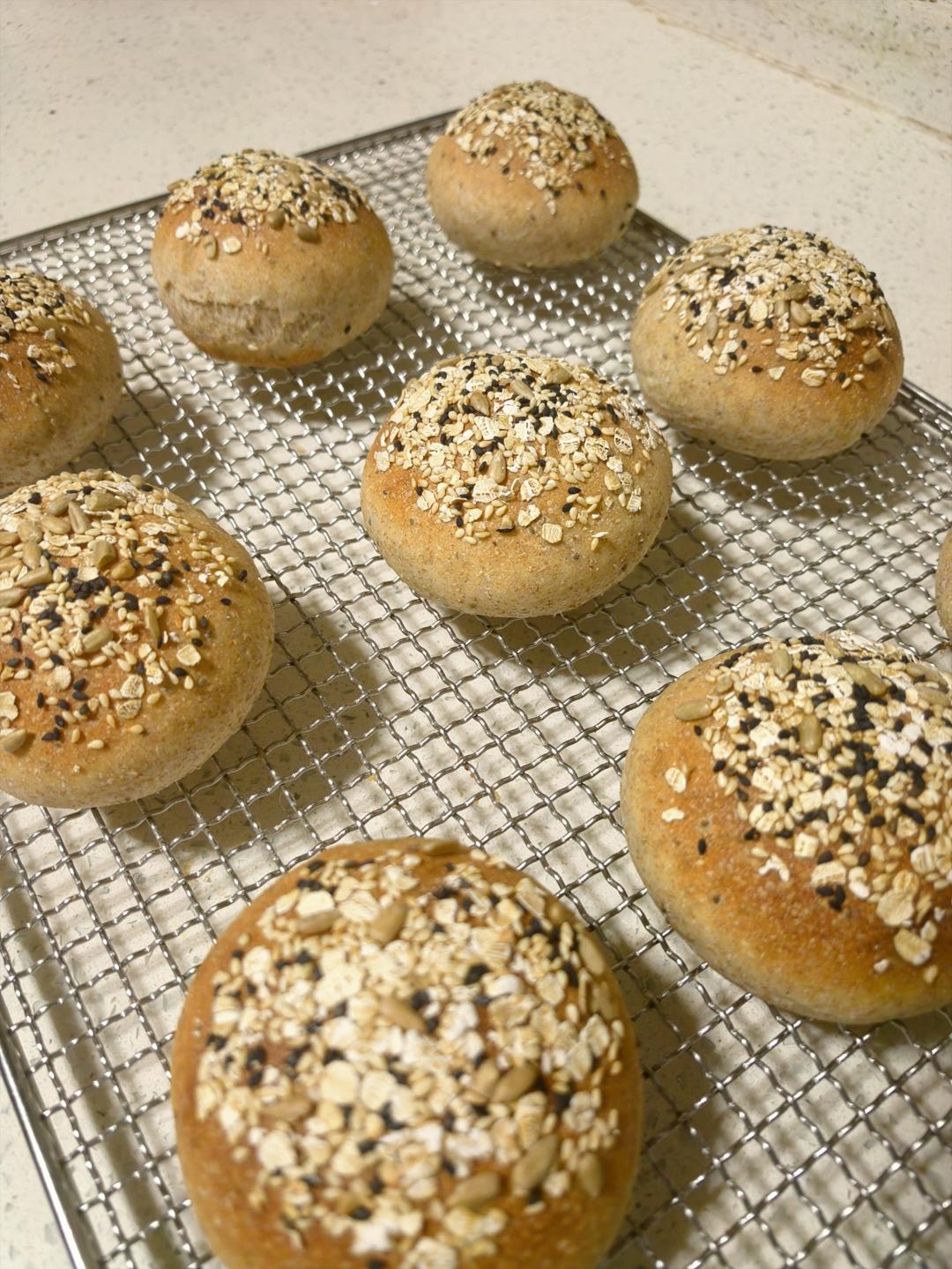 低卡椰子油全麦餐包