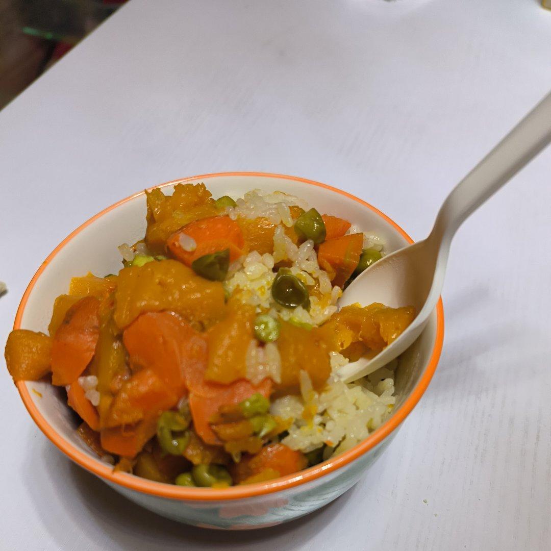 超级好吃的南瓜闷饭