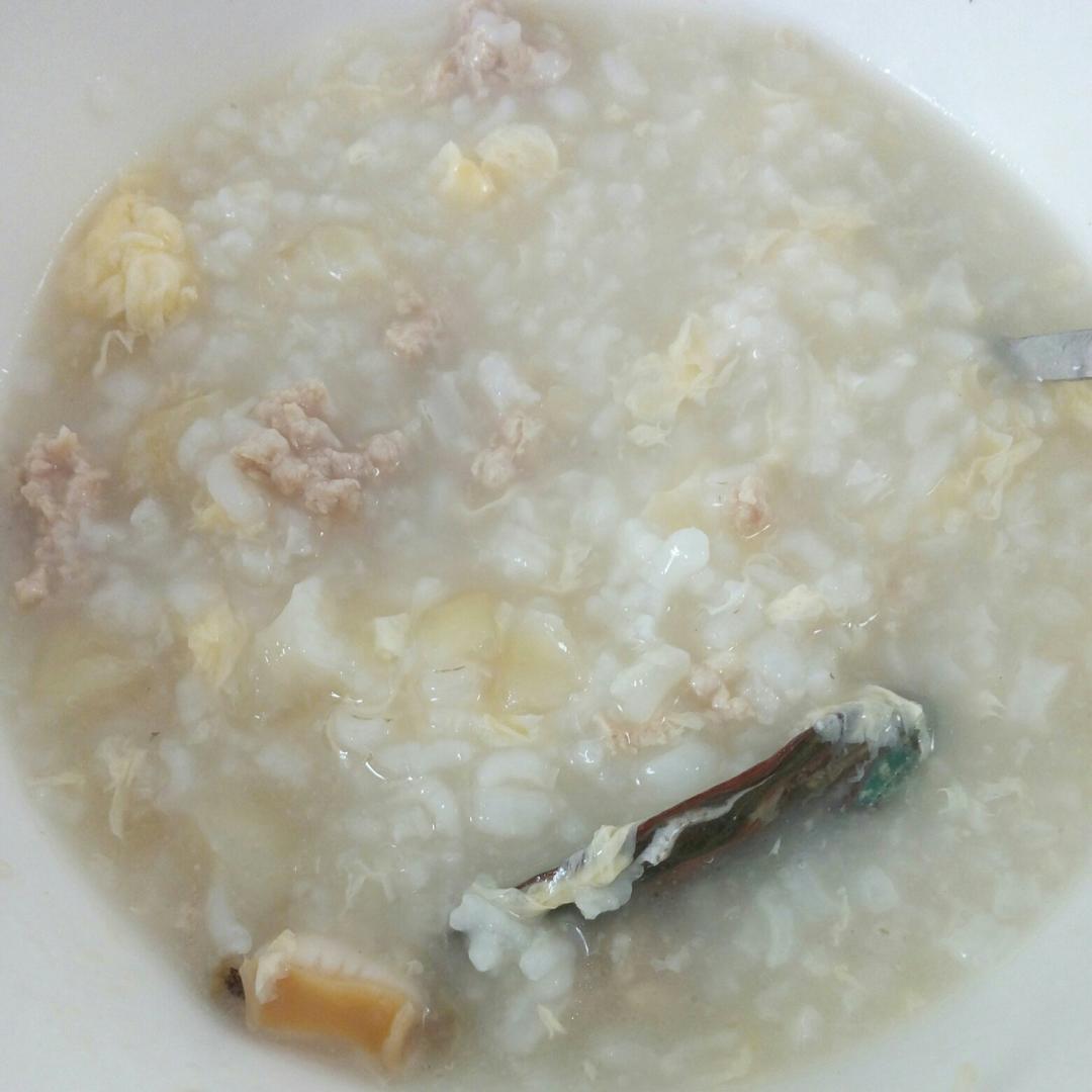 鲍鱼肉蓉胶仔粥的做法