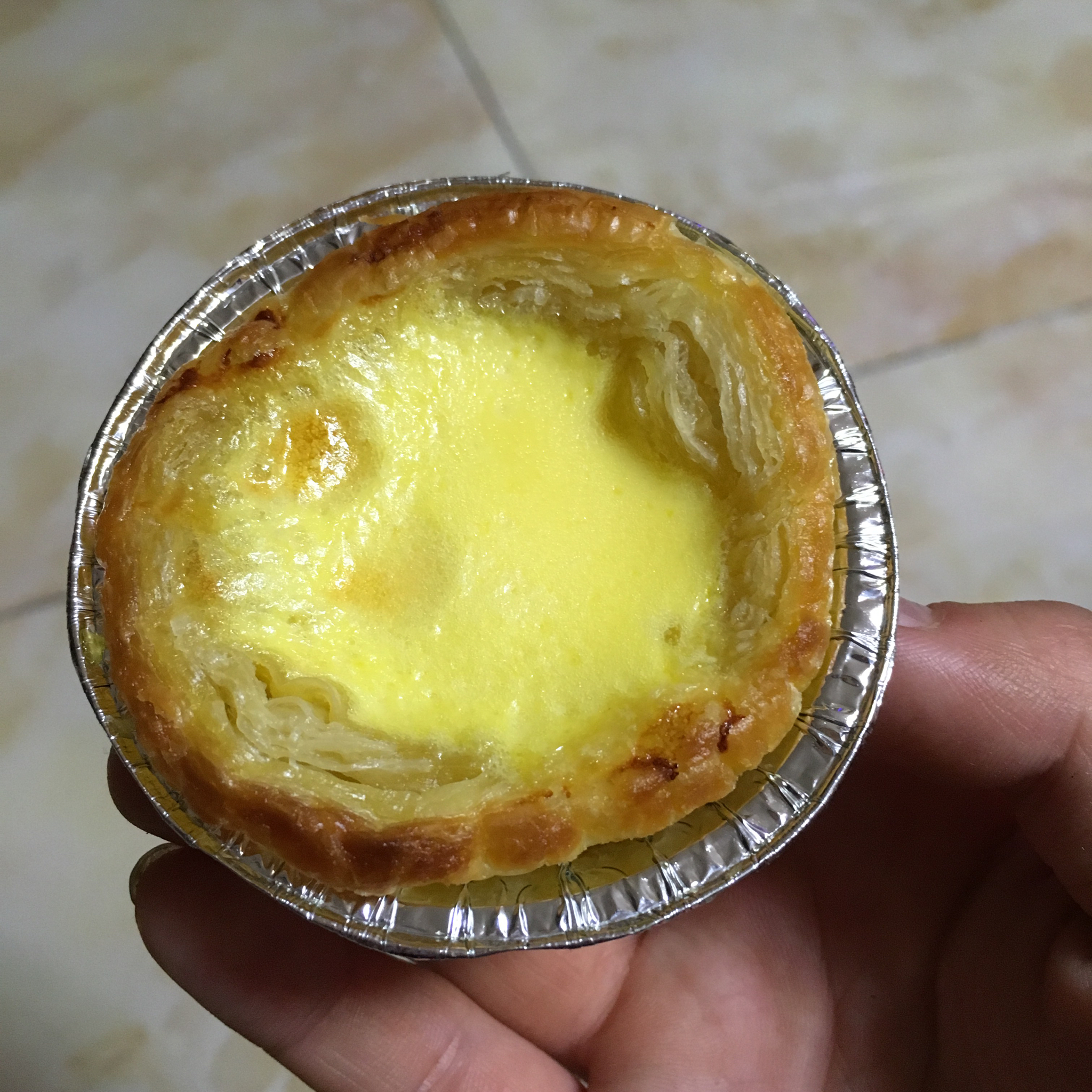 不加淡奶油蛋挞