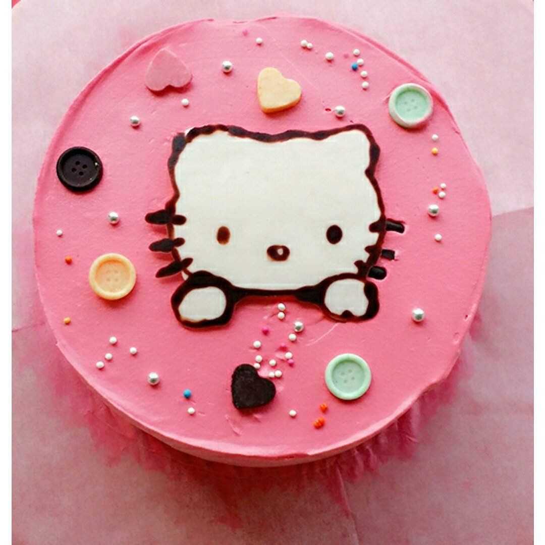 Hello kitty蛋糕（0绘画基础适用）