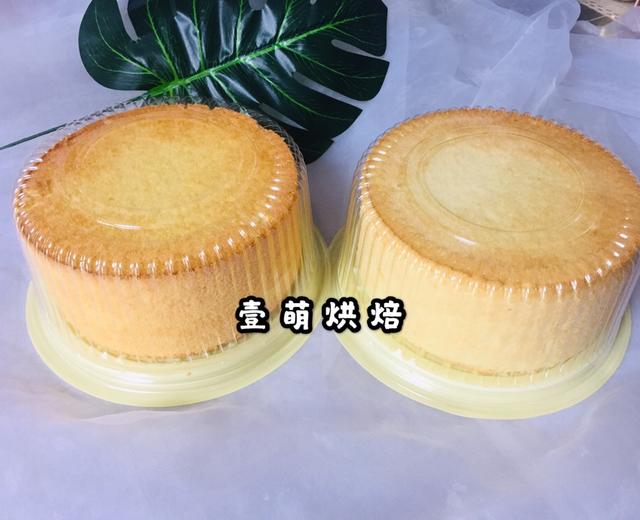 6寸8寸戚风蛋糕配方做法,有成品视频的做法