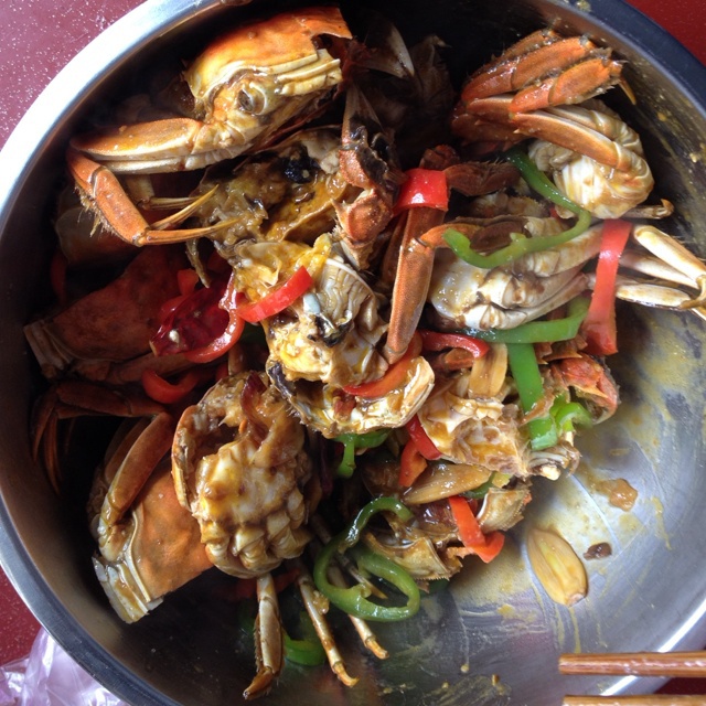 *做的炒螃蟹