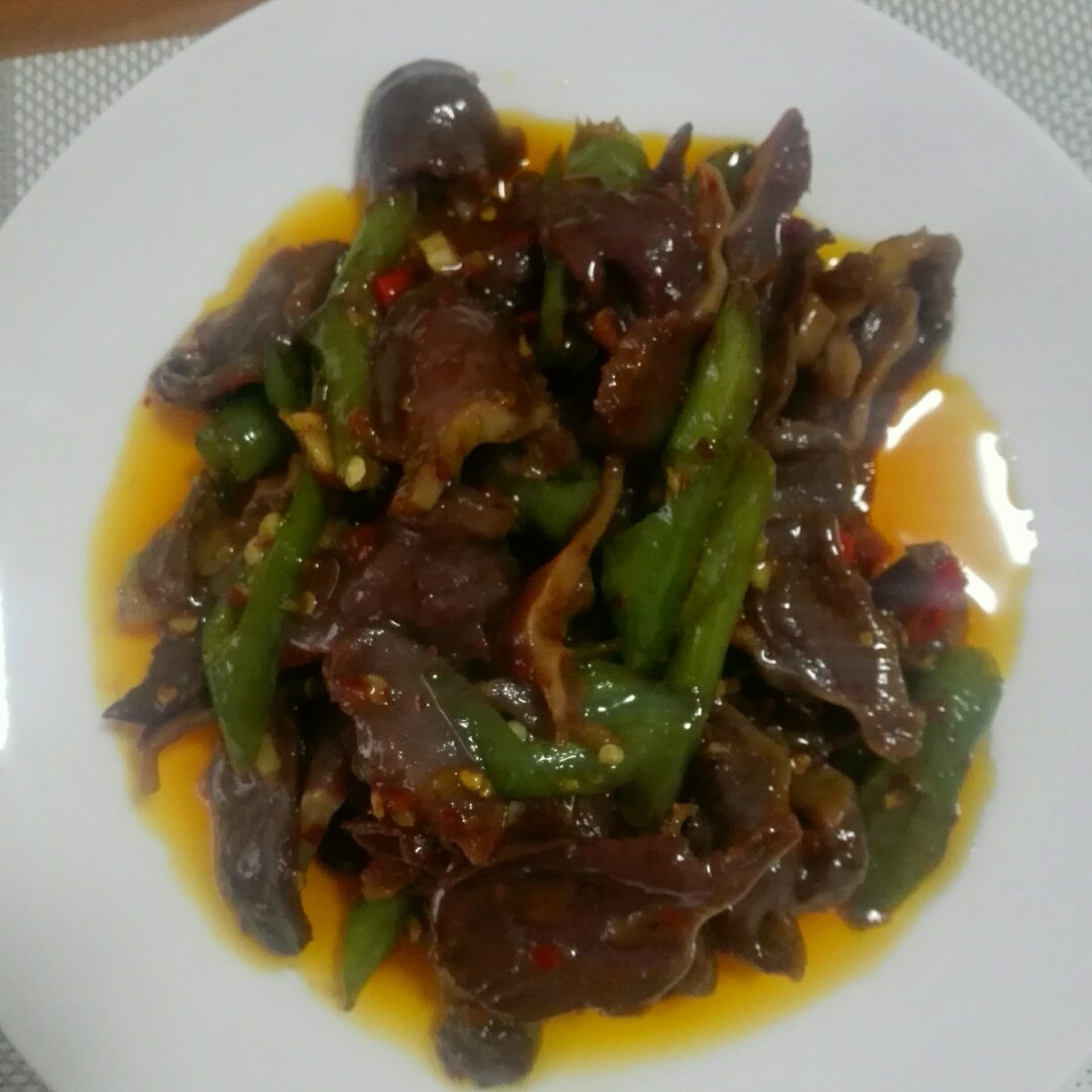 小炒鸭胗