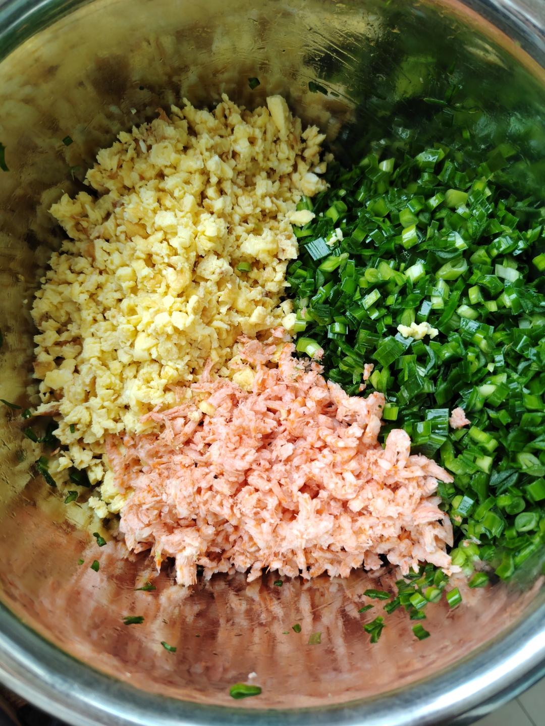 韭菜素馅饺子