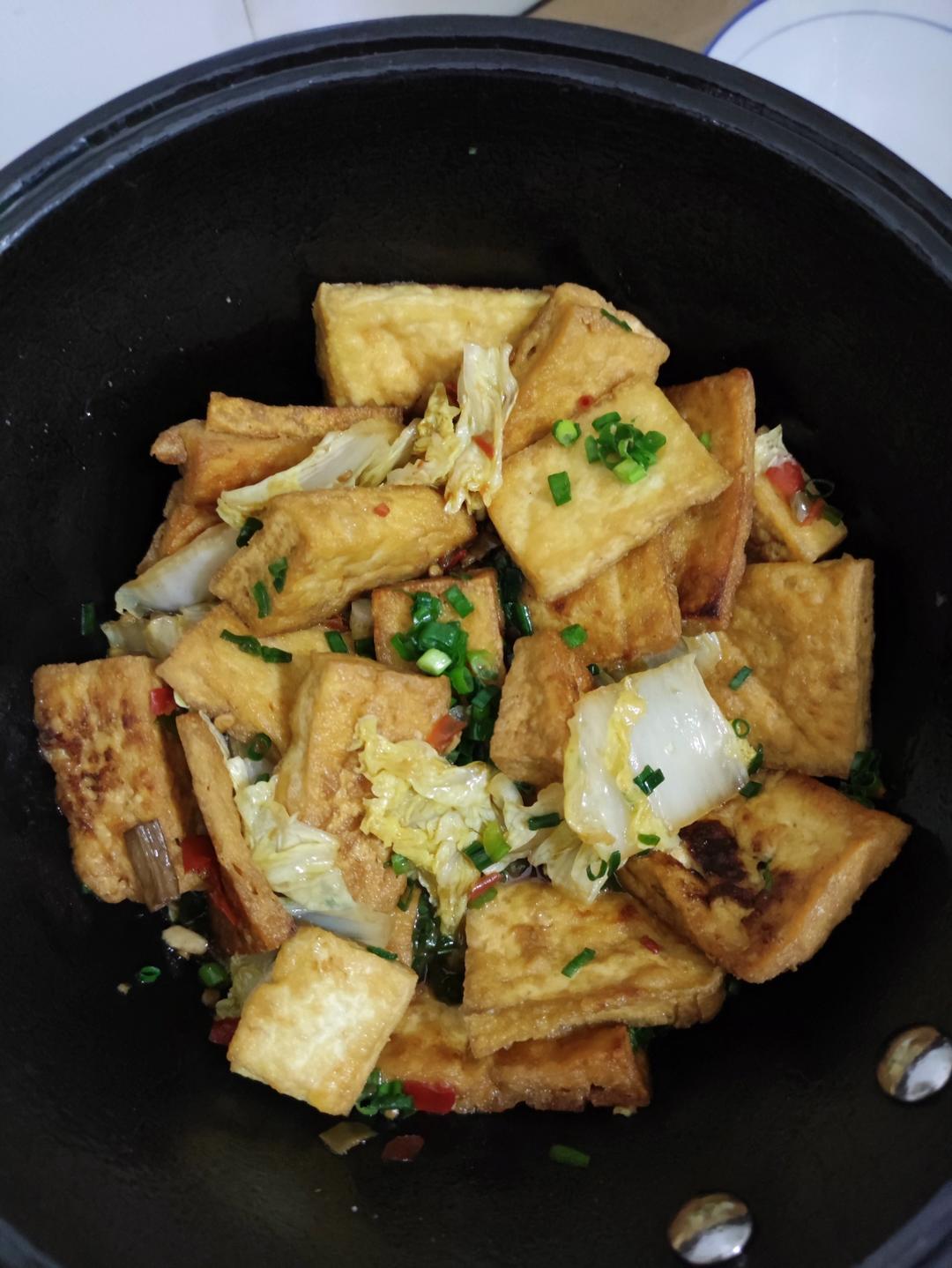 白菜豆腐煲
