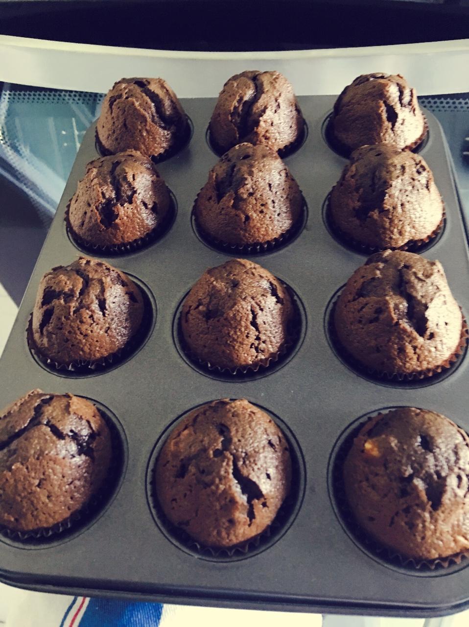 布朗尼杯子蛋糕